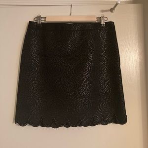 NWOT Draper James scallop beaded black skirt
